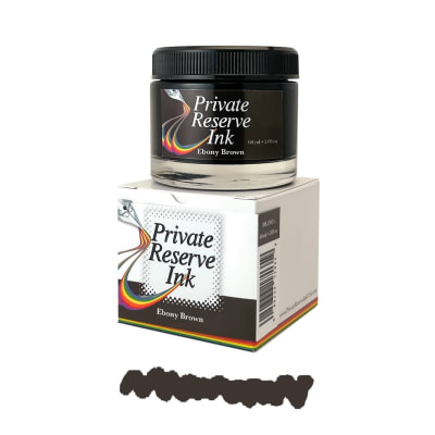 Tinta Monteverde Private Reserve, Botella 60 ml; Ebony Brown1