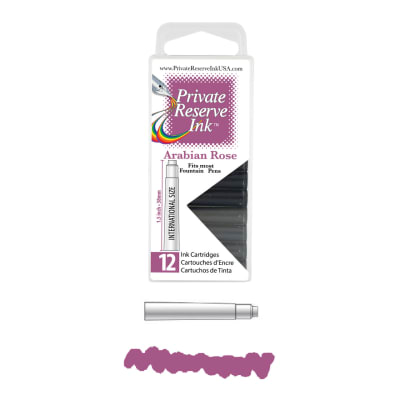 Cartridges Monteverde Private Reserve, caja 12 pcs; Arabian Rose1
