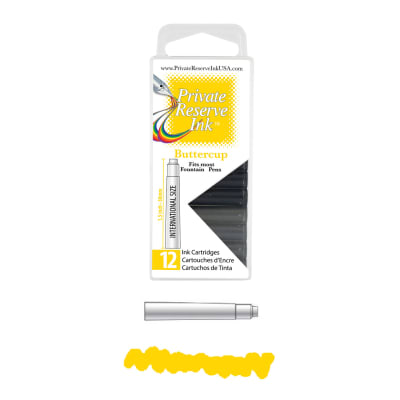Cartridges Monteverde Private Reserve, caja 12 pcs; Buttercup1
