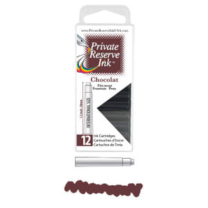 Cartridges Monteverde Private Reserve, caja 12 pcs; Chocolat1