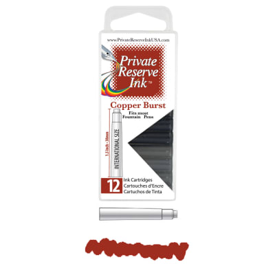 Cartridges Monteverde Private Reserve, caja 12 pcs; Copper Burst1