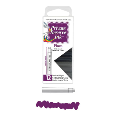Cartridges Monteverde Private Reserve, caja 12 pcs; Plum1
