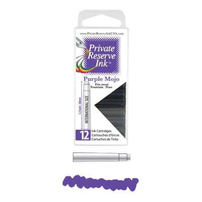 Cartridges Monteverde Private Reserve, caja 12 pcs; Purple Mojo1