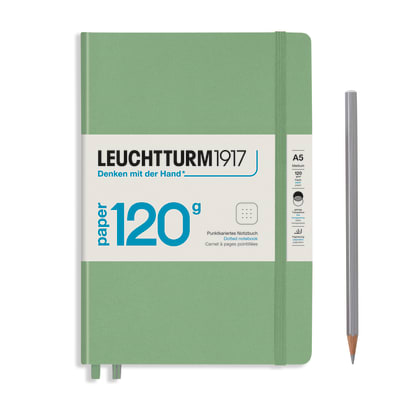 Libreta 120G Edition A5 203P Puntos, Sage1