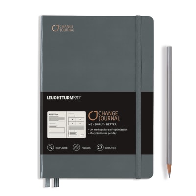Change Journal, leuchtturm1917 Medium A5, Papel 100 G, Anthracite1