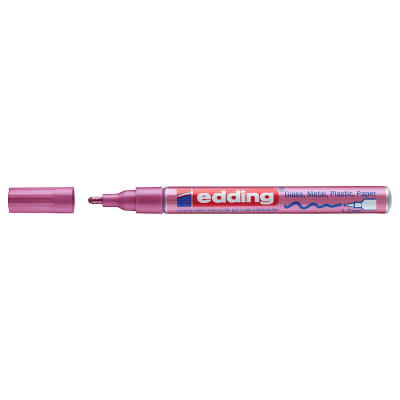 Marcador Óleo Permanente Edding E-751 Rosado M1