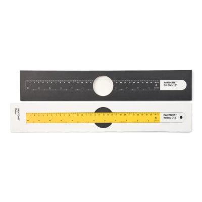 Regla Pantone 30 Cm - Amarillo1