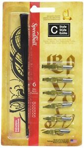 Set de Plumillas caligráficas C en blister (incl. portaplumilla)1