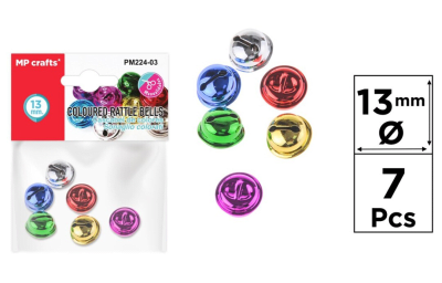 Set De Cascabel De Colores 13mm X 7Uds Color Variado1