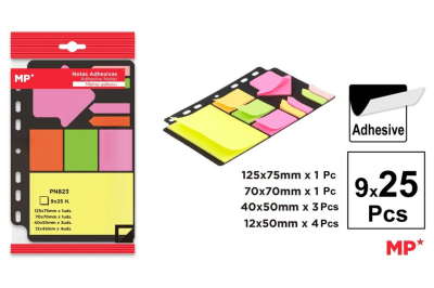 Set De Notas Adhesivas Neon Para Carpetas  9X25Hdo1