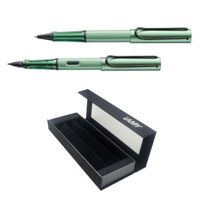 Set Edicion Especial Lamy Al Star Autumn/Sage Pluma + Rollerball1