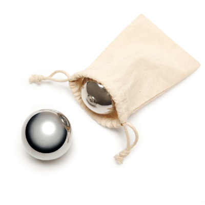 2 Bolas Whiskey  Kikkerland Acero Inoxidable1