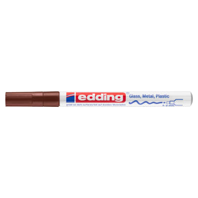 Marcador Óleo Permanente Edding E-751 Marron