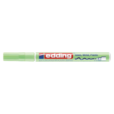Marcador Óleo Permanente Edding E-751 Verde Pastel