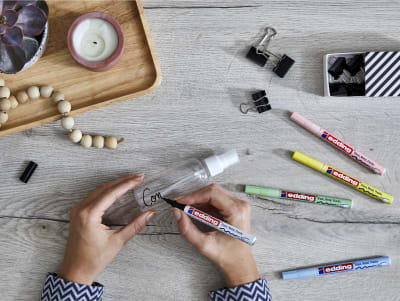 Marcador Óleo Permanente Edding E-751 Rosado Pastel