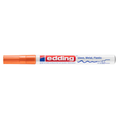 Marcador Óleo Permanente Edding E-751 Naranja1