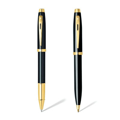Set Sheaffer Serie 100 Roller y Bolígrafo E9322 Negro Glossy1