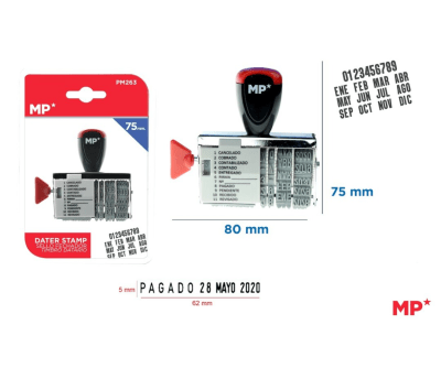 Timbre Para Colocar Fechas Y Forma De Pago Color Variado1