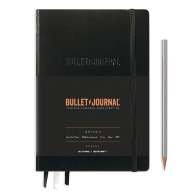 Bullet Journal 2 Leuchtturm1917 Mediano Tapa Dura Black1