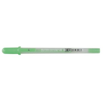 Lapiz Gel Gelly Roll Moonlight 0.6mm Verde Fluorescente1