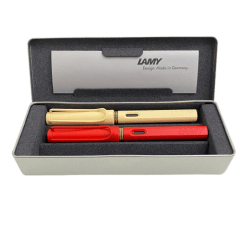 Set Lamy Pluma Crema + Pluma Strawberry 0