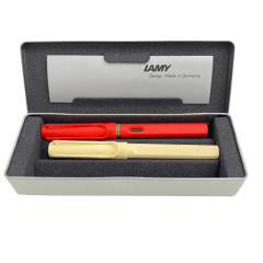 Set Lamy Ed. Especial Pluma Strawberry + Roller Cream 1