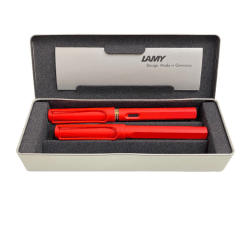 Set Lamy Pluma Strawberry + Roller Strawberry 0