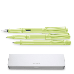 Set Lamy Safari Pluma + Roller + Boligrafo Springgreen 0