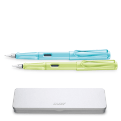 Set Lamy Safari Pluma Springgreen - Aquasky 0
