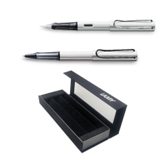 Set Edicion Especial Lamy Al Star Whitesilver Pluma + Rollerball 0