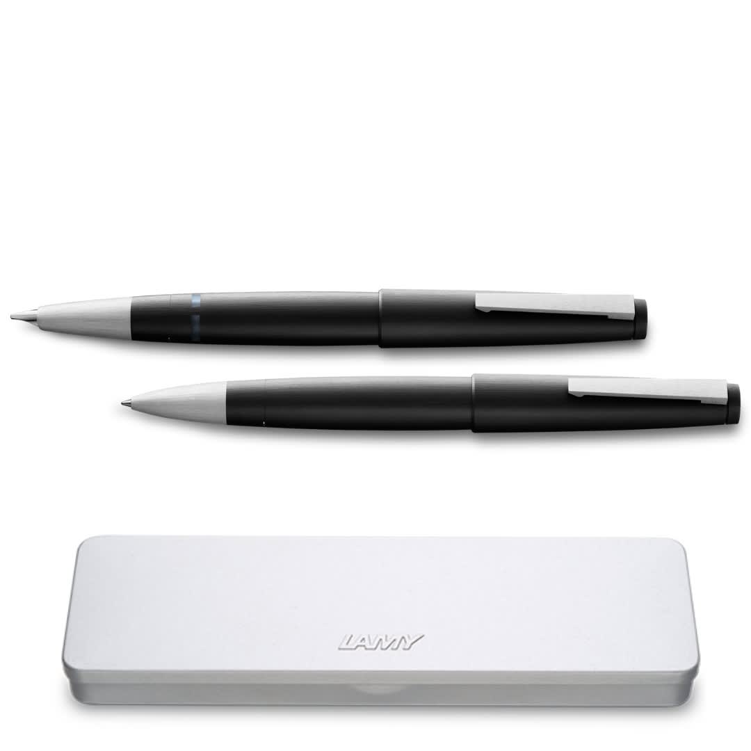 Set Marca Lamy Pluma Extra Fina + Rollerball, Modelo 20001