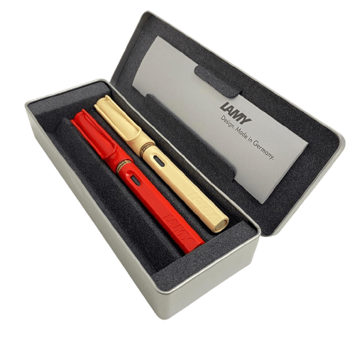 Set Lamy Pluma Crema + Pluma Strawberry2