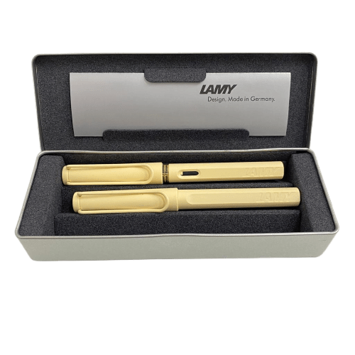 Set Lamy Pluma Cream + Roller Cream1