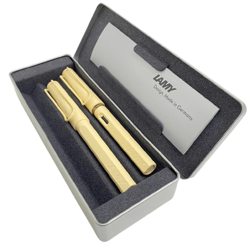 Set Lamy Pluma Cream + Roller Cream2