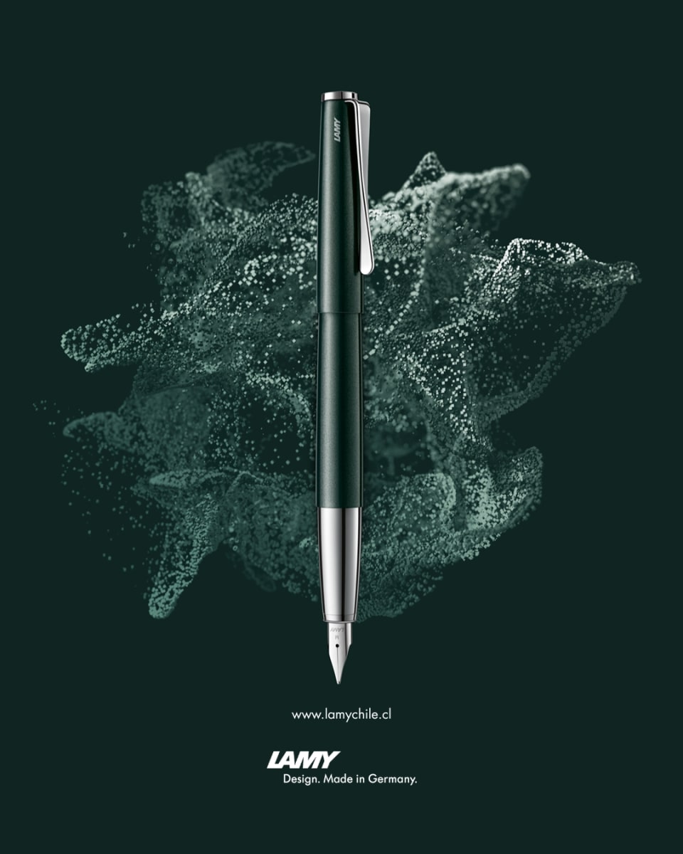Pluma Lamy Studio Black Forest Punta Fina (F)3