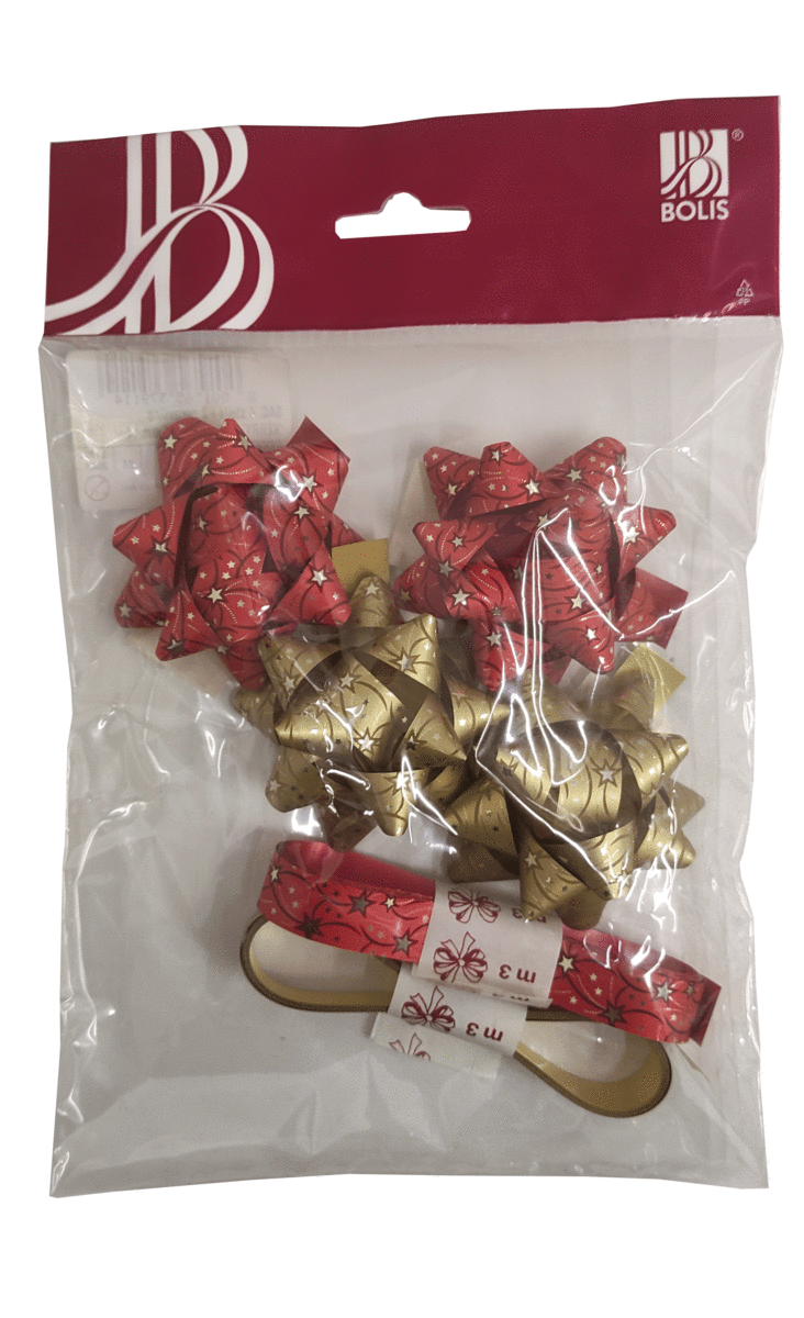 set de 04 moñas kerry 65mm dia.