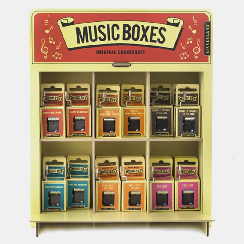 Kik Exhibidor48 Cajas Musicales Beatles1