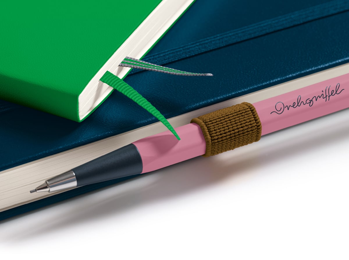 Portamina leuchtturm1917 Drehgriffel Nr.2 Bauhaus azul/negro2