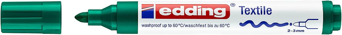 Marcador textil Edding E-4500 Verde1