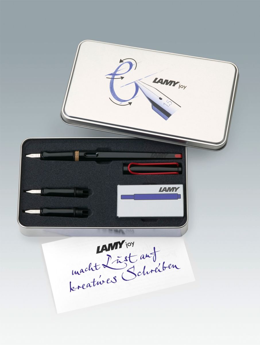  Set Pluma lamy  Joy Bk Set Joy Negro3