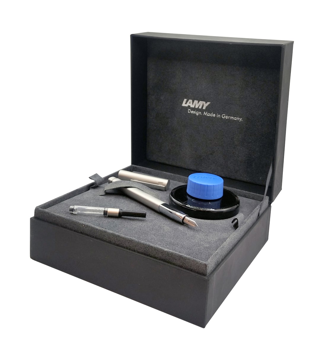 Set Pluma Ideos + Tintero + Caja Premium (LA)1