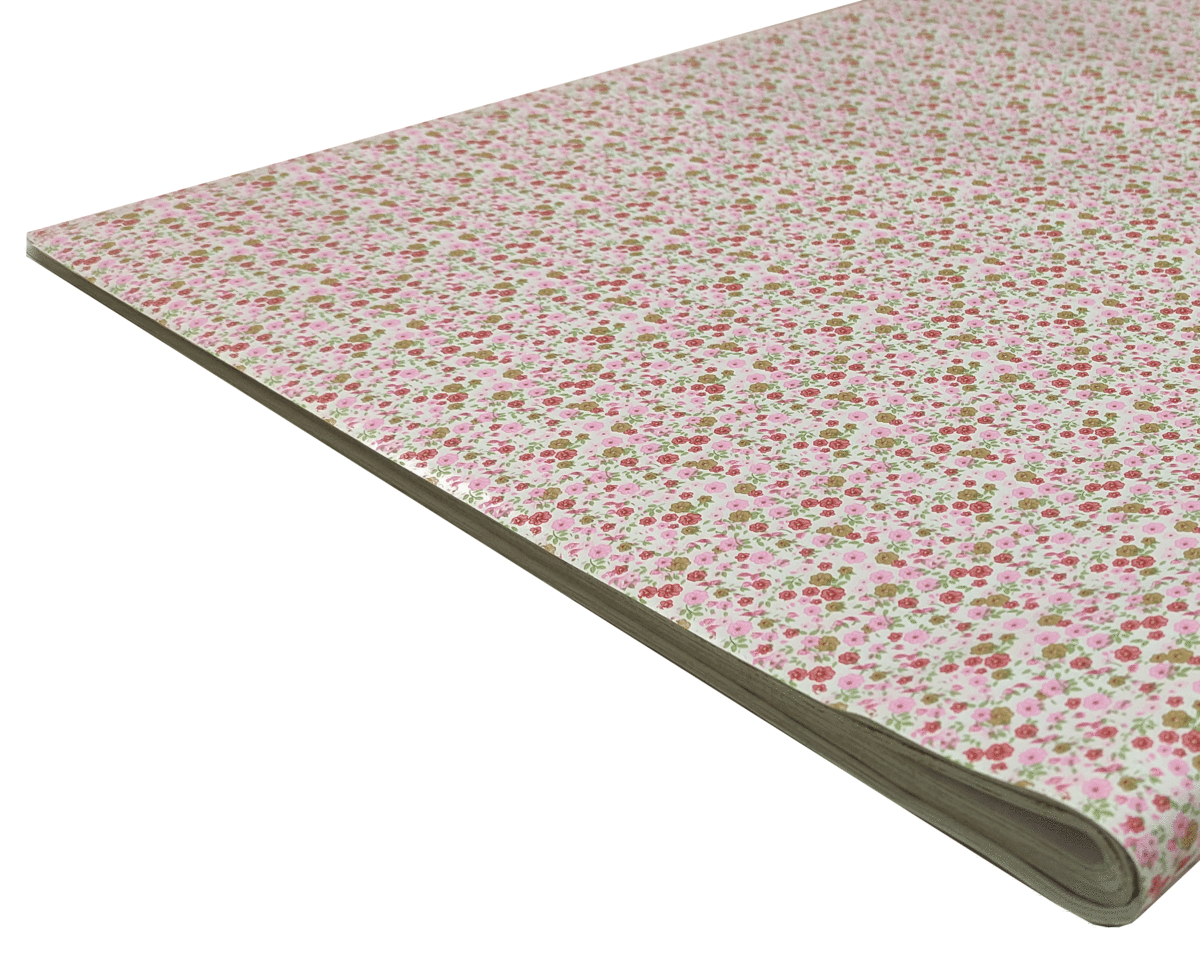Papel con diseño Rosas Pequeñas 60 gm m2 0.7x1m1
