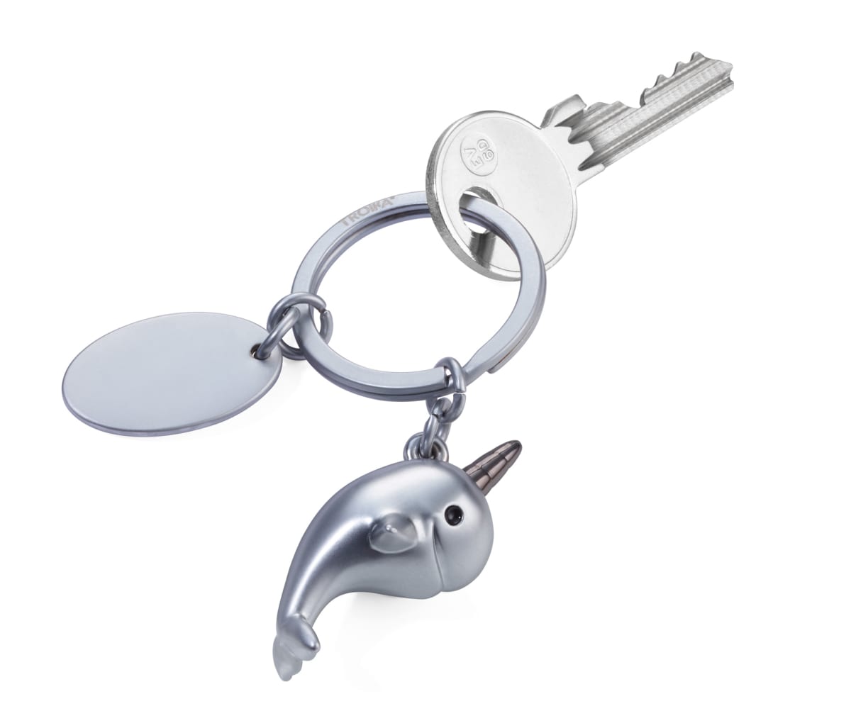 Llavero  Troika, diseño Delfin, Material de acero4
