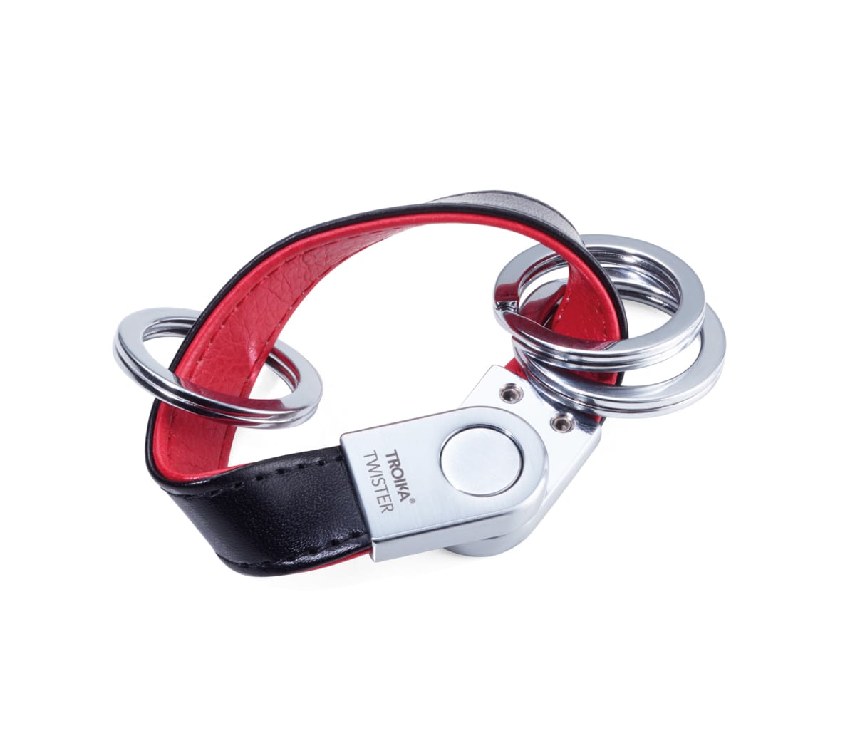 Llavero Troika diseño tres anillos grande5
