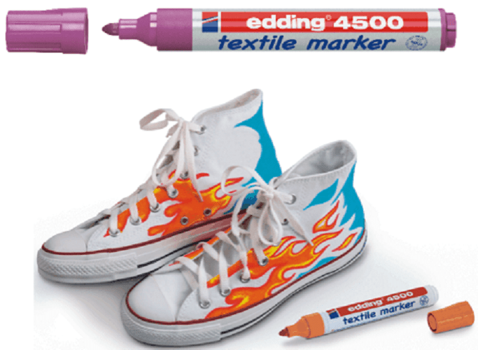 Set 5 marcadores textil Edding E-45004