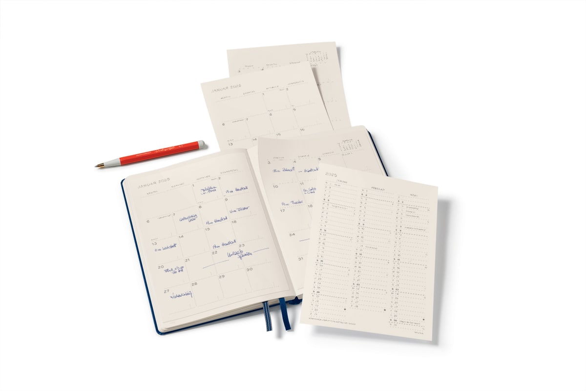 Agenda leuchtturm1917 Semana Vista Medium A5 2026 SpringLeaf4