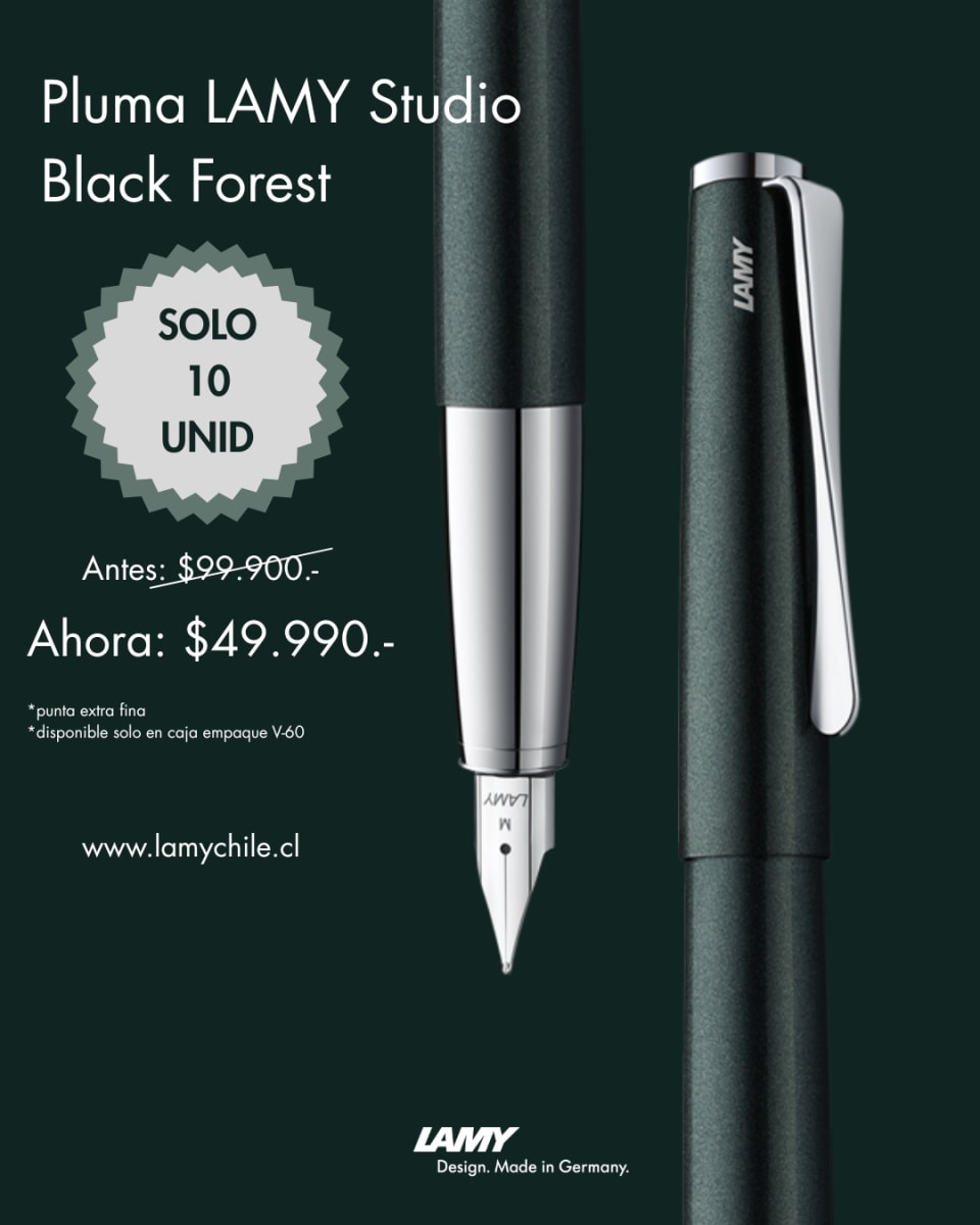 Pluma Lamy Studio Black Forest M2