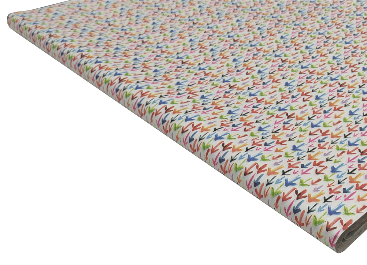 Papel con diseño Flechas de Colores