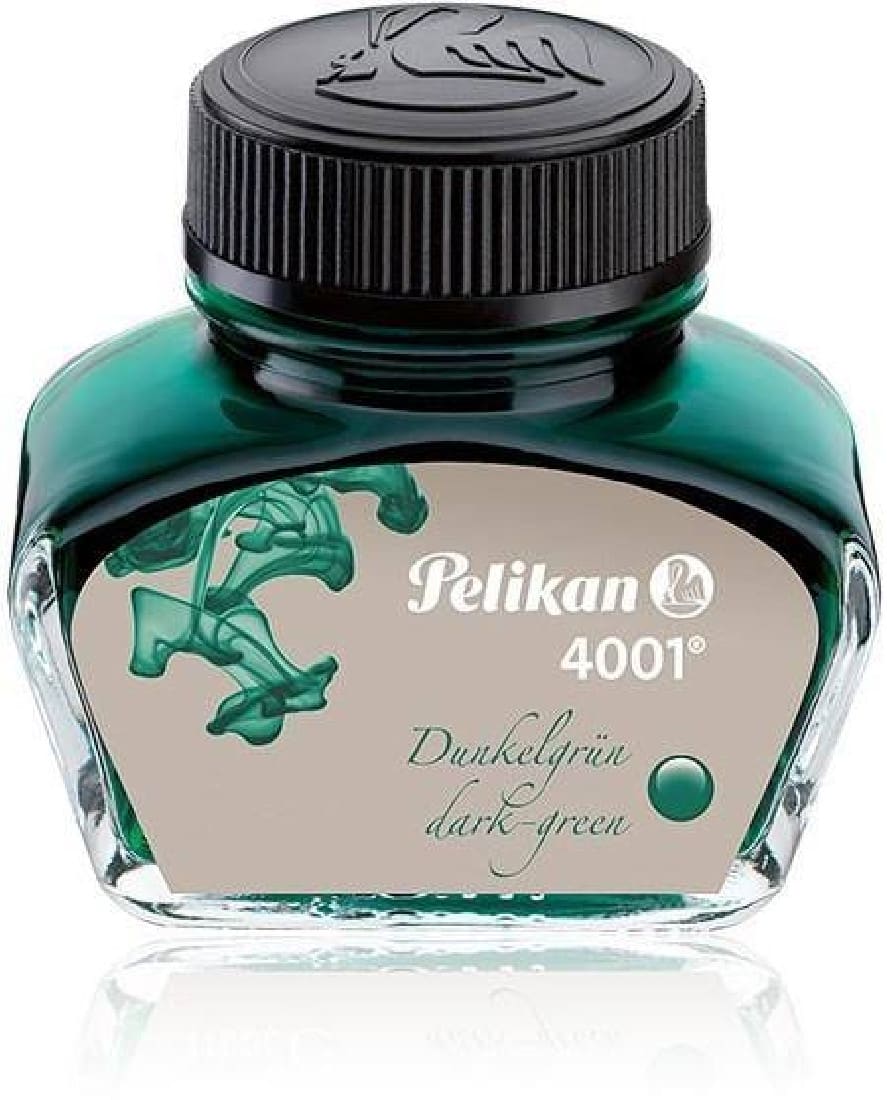 Tintero Pelikan 4001, 62,5ML Color DARK GREEN1