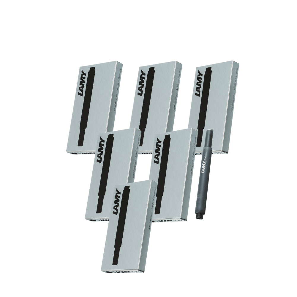 Pack 6 Cartuchos de Tinta T10 Black para Pluma Lamy1